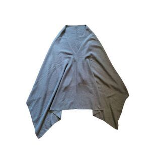 Minnie Rose Poncho Women's One Size Green Cashmere Soft Sweater Wrap